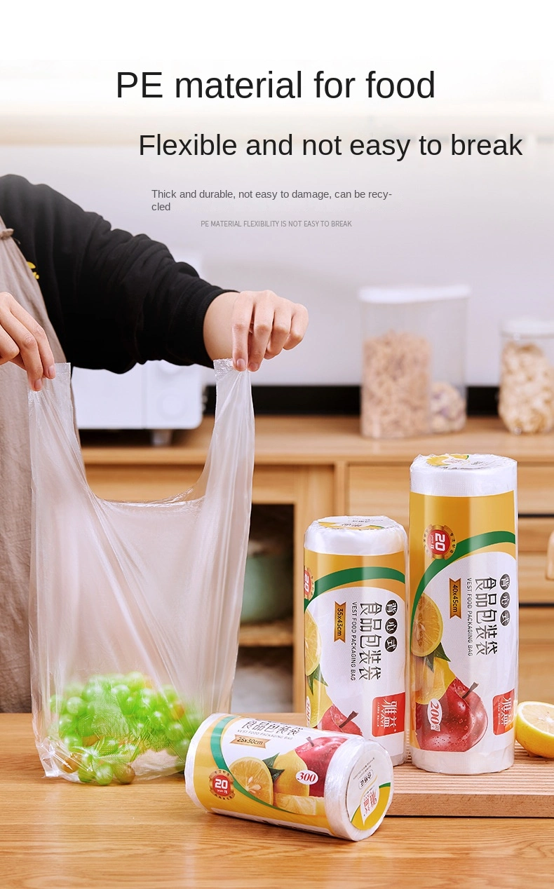 Packaging Plastic Bags Disposable Wrap Kitchen Fresh Keeping Heat Sealer Food Saver Bags Vacuum Food Fruit Storage Bag