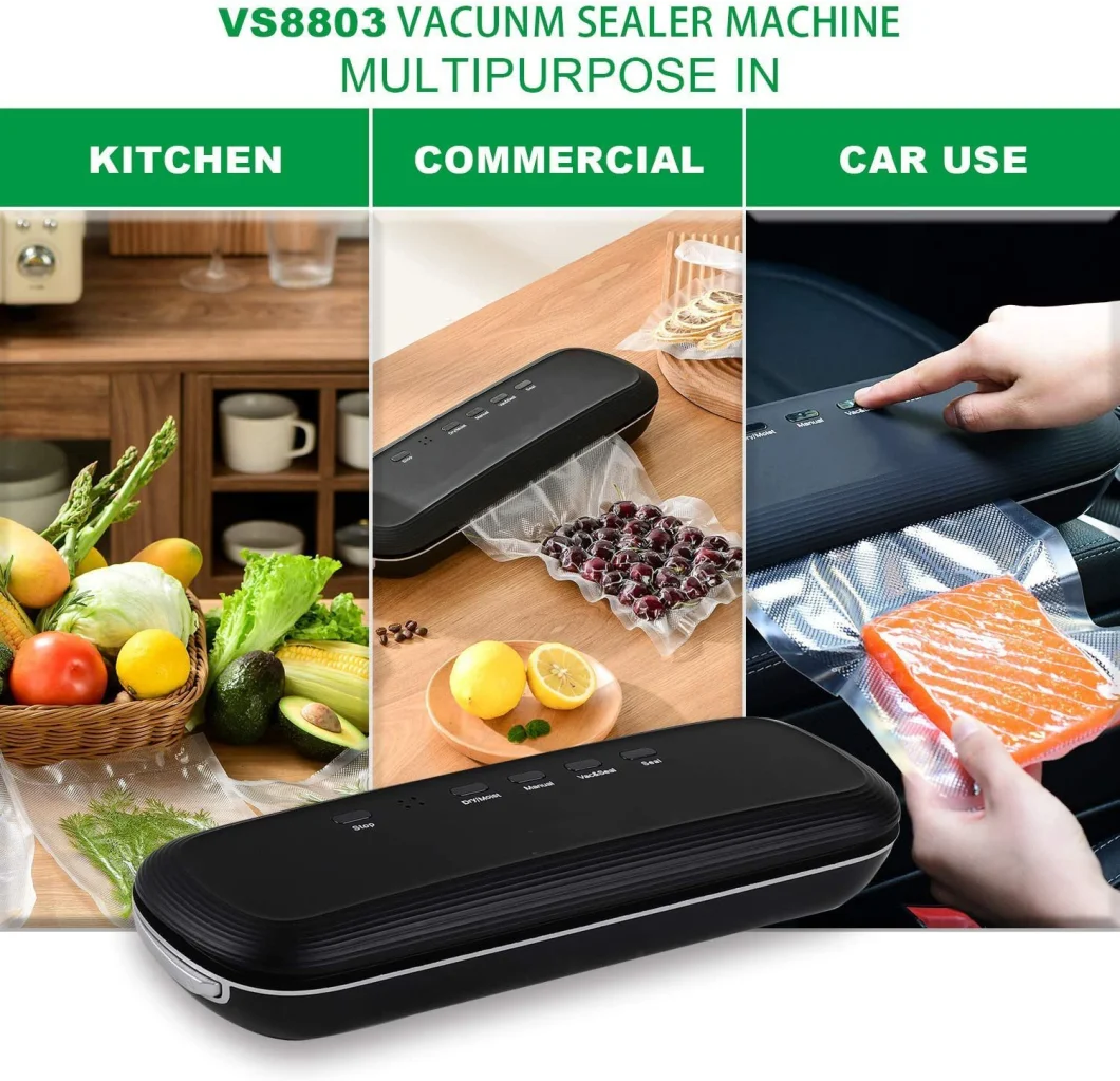 Ootd Food Vacuum Sealer Automatic Vacuum Bag Heat Sealing Machine Vacuum Sealer