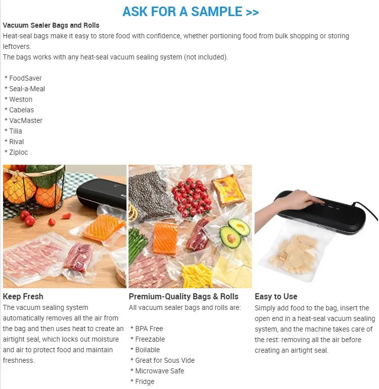 Vacuum Sealer Food Bag Food Saver Bag