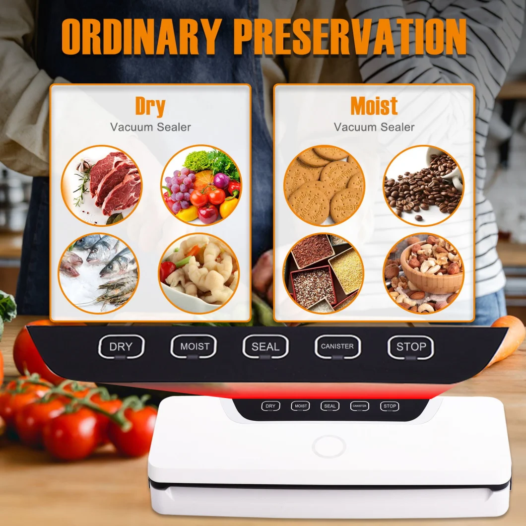 Ootd Food Packaging Machine Commercial Use Household Automatic Machine Portable Vacuum Sealer