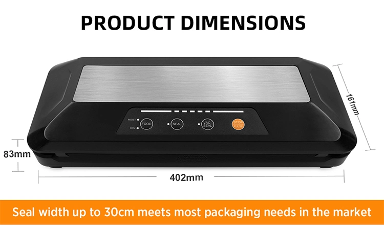 Factory Direct Selling Price Beautiful Vacuum Sealer Dry and Wet Food Settings with Built-in Knife Entry Kit and Inching Control