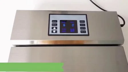 Gran máquina de sellado al vacío comercial Inicio Empacadora Al Vacio Industrial Cámara doble Mesa Vacío 80kpa Sellador Máquina de envasado de alimentos húmedos Vacío