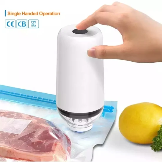 Bomba de vacío de recarga USB Utensilios de cocina de ahorro de alimentos Maquinaria de alimentos Máquina de alimentos